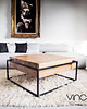 stoliki kawowe Stolik kawowy lity dębowy Drewno Design Loft Dąb 3