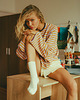 szorty damskie Szorty FLOWY Butter Cream 2