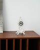 zegary Zegar stołowy z porcelany w stylu rokokowym 8