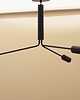 lampy wiszące Lampa wisząca Frandsen trójramienna czarny metal lata 2000. 7