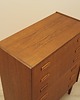 komody Komoda tekowa z szufladami, duński design lat 60. 4