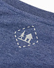 t-shirty męskie Koszulka męska z haftem GÓRY jeansowy melanż 4