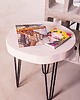 stoliki kawowe Stolik White OVAL PIN 1