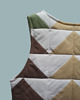 kamizelki damskie Kamizelka pikowana patchwork z kieszeniami - roz. S 3