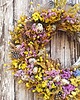 wianki Wianek na drzwi #14, wiosenny wianek na Wielkanoc, susz, 40 cm 1