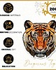 puzzle dla dzieci DREWNIANE EKO PUZZLE DLA DOROSŁYCH TYGRYS A4 140 4