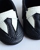 buty dziecięce Mokasyny Czarno-Białe (Suit and Tie) 1