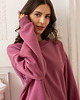 bluza bez kaptura damska Bluza Biggie Liliowy Róż 2