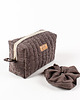 kosmetyczki Lniana kosmetyczka box + gumka scrunchie 1