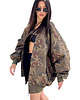 kurtki damskie Kurtka typu bomber oversize camo 5