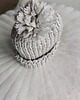 niemowlak - inne Ręcznie robiona czapeczka z wełny merino z pomponem Baby pompom 4