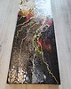 obrazy Ogień II ręcznie malowany 20 x 50 cm 3