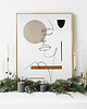 plakaty Plakat One Line Face 1