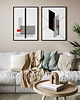 plakaty Zestaw 2 plakatów geometria bauhaus 4