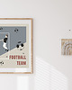 obrazy i plakaty do pokoju dziecięcego Plakat dla dzieci Football Team 3
