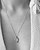 srebrne naszyjniki Naszyjnik SNAIL silver-gold 4