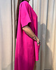 sukienki mini damskie Bawełniana sukienka Fucsia 2