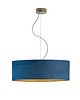 lampy wiszące Elegancki żyrandol wiszący do salonu HAJFA VELUR  z welurowym kloszem 60 cm 7