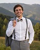 muszki i krawaty Mucha Folk/Góralska Komplet z Poszetką 1