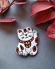 broszki Kot szczęścia Maneki Neko 2