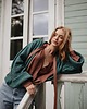 kardigany damskie Luna cardigan emerald green 2