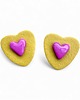 kolczyki z masy plastycznej Kolczyki Serduszka 1