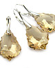 kolczyki swarovski Kolczyki Golden Shadow Baroque - Kryształ Swarovski 1