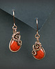 kolczyki wire wrapping Kolczyki z jaspisem 5