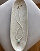 wisiory Handmade naszyjnik z koralików z plecionym owocem fioletowym jasnym 2