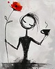 plakaty Plakat - A coffecup and a flower 2