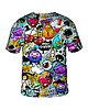 t-shirt damskie Damski T-shirt DR.CROW Graffiti Bizzare 1