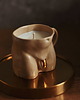 świece zapachowe Świeca sojowqa ADAM ART GOLD ceramiczna z uszkiem 140 ml - beżowa 5