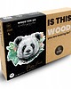 puzzle dla dzieci PUZZLE DREWNIANE DUŻA PANDA 140 elementów L 3