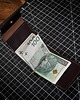 portfele męskie Brązowy Mały Portfel i Portmonetka z Klipsem na Banknoty Belveder BW68 1