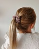 gumki do włosów Satynowa gumka satynowa scrunchie owijka frotka mokka MINI 1
