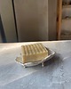 mydelniczki Ceramiczna Mydelniczka Handmade Muszelka Muszla Biała z Piegami 3