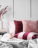 poduszki gładkie Stripes bordowo różowa poduszka  50x30 4