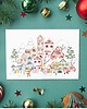 grafiki i ilustracje PLAKAT zimowy świateczny Boże Narodzenie dekoracja 2