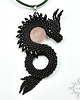wisiory Nazyrth, wisior ze smokiem, beading 2