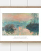 plakaty PLAKAT Claude Monet, zachód słońca 5