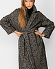 płaszcze damskie Płaszcz wełniany WOOL&WINTER jodełka czarna 2