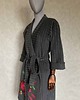 płaszcze damskie Kimono płaszcz wełna kwietny wzór. 9