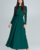 sukienki maxi damskie Sukienka maxi m604 zielony 2