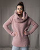 swetry damskie  Sweter Boucle Różowy 4