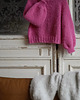 swetry damskie  Sweter Fluffy Pink 3