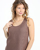 topy damskie Lniany top WILLOW dark chocolate 4