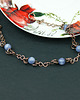 bransoletki wire wrapping Miedziana bransoletka z angelitem 4