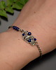bransoletki wire wrapping Bransoletka lapis lazuli wire wrapping regulowana 1