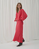 koszule damskie  Bluzka Power raspberry long 1