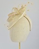 kapelusze damskie OFELIA toczek ivory/ecru z woalką 2